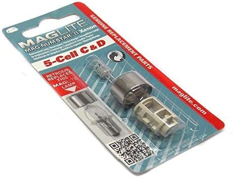 Maglite Replacement Lamp For 5-Cell C & D Flashlight, 1 Pk
