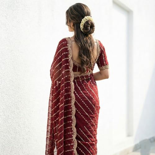 Image of Amazon Brand - Tavasya Womens Saree