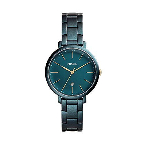 Preisvergleich Produktbild Fossil Jacqueline Grün Edelstahl Damen Armbanduhr- ES4409