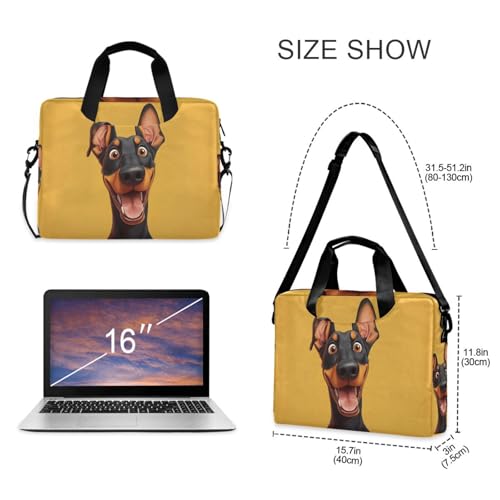 Funda para laptop de 15.6 pulgadas con correa y asa miniatura 4
