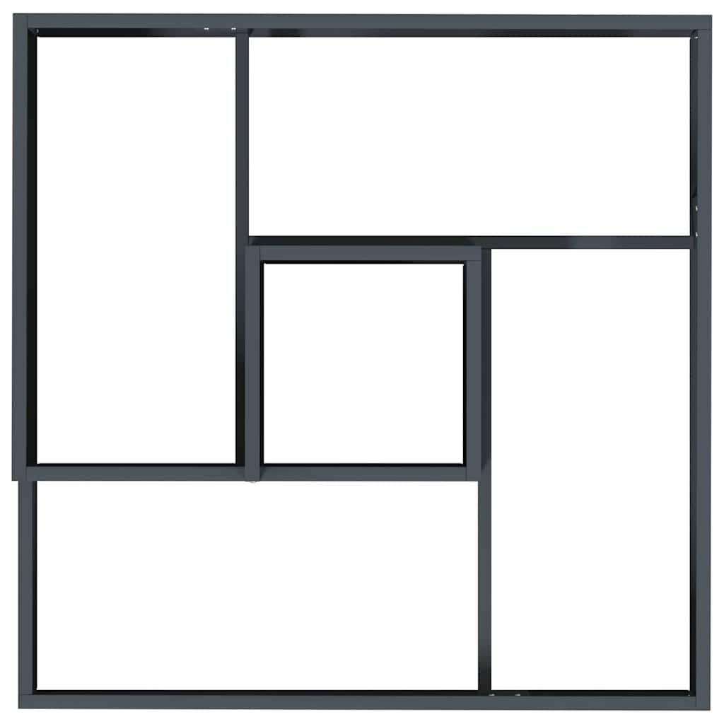 vidaXL Doniczka ogrodowa Antracyt 60 x 60 x 50 cm Stal zimnogięta, Ogród i taras, nowoczesny metalowy doniczka na zewnątrz, dekoracyjny pojemnik na rośliny, akcesoria na patio
