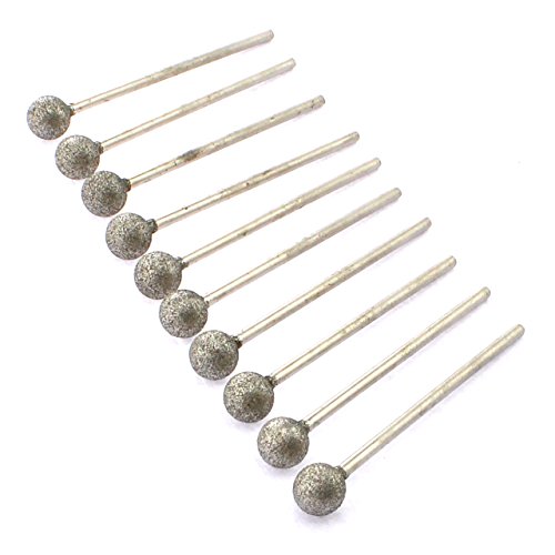 Fresas diamantadas bola 10mm pack 10 piezas miniatura 1