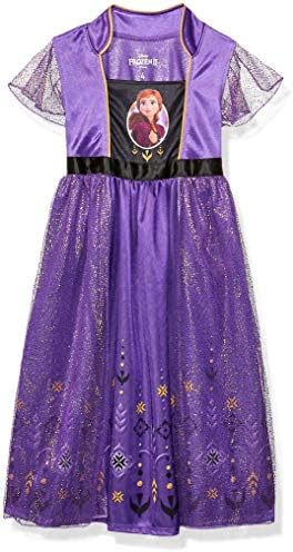 Disney Characters Frozen 2 Elsa Fantasy Gown Assorted 8 (Big Kids)