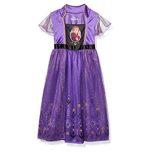 Disney Characters Frozen 2 Elsa Fantasy Gown Assorted 6 (Little Kids)
