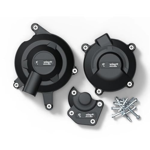 Caches de protection moteur moto 675R 2011 couvercle stator gauche Street Triple
