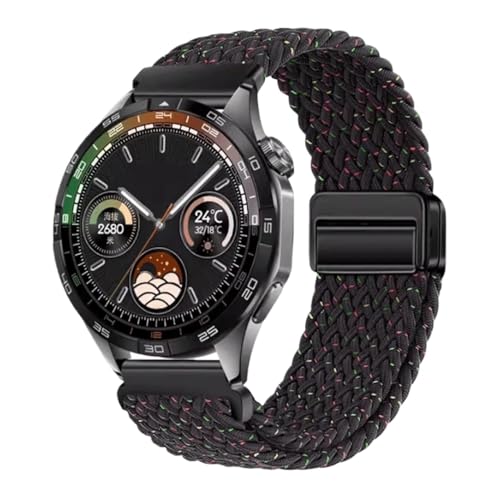 Correa de nailon de 22mm para Huawei Watch GT3 y pulsera transpirable Samsung 4