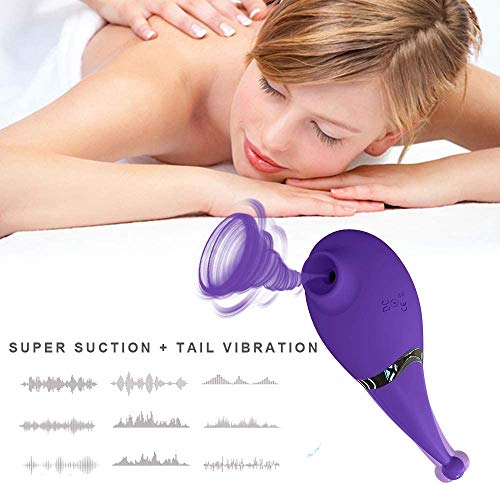 Upgrad Dịfferent Frẹquency Vibrarating Tôys Bǔllet Vibebrator for Women, Whisper Quiet, Clịtọrial Sexy Toyd for Wọmen Sụcking Plêasurê Wireless âḍulṭ Ṣëx Tôys Wǒmẹn Mạssagë for Body Relax (Purple) - Thumbnail 4