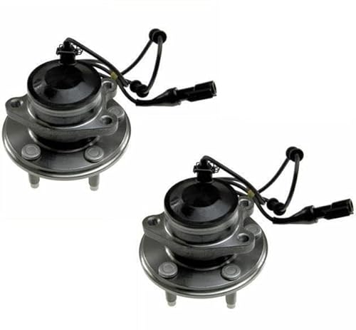 D2P Pair Wheel Bearing Hub Replacement For Front Left & Right Compatible With Nissan Bluebird, Jaguar Xf I Replaces C2C019585