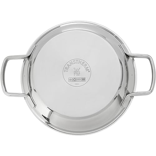 WMF Permadur Advance servis ve kızartma tavası, 24 cm indüksiyon, paslanmaz çelik tava, Cromargan paslanmaz çelik kaplamalı, fırına dayanıklı