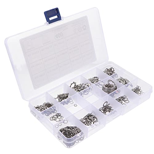 CIYODO Double Sided Toothed Locking Washers 400 Pcs Set M2.5 for Bolts Stainless Steel
