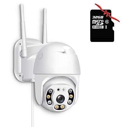 Get Popular Offer Security Camera Outdoor, 3MP Home Security Camera Pan Tilt Outdoor Security Camera,2-Way Audio Motion Detection with Night Vision, Waterproof CCTV Camera for Home Security (Pro HD 3MP + 32G TF Card)