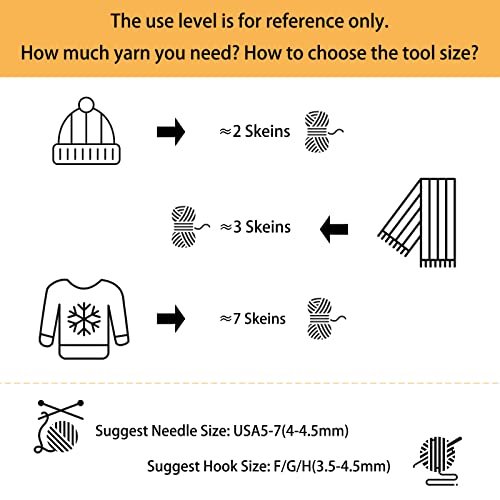 Niceec 3×100G Soft Cotton Yarn 6 Ply Baby Cotton Yarn For Knitting Crochet Light Worsted Yarn 100% Cotton Yarn For Diy Craft Total Length 3×160M(3×175 Yds,100G×3)-Cream White #TOP6