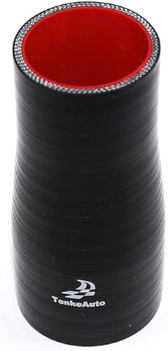 Miniatura 10 de Reductor recto de alto rendimiento de 6 pulgadas de longitud, acoplador de manguera de silicona de 3.25 a 3.5 pulgadas, entrada de