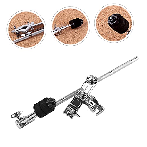 BESPORTBLE Drum Clamp Extension Drum Clip Plástico Cabeza Negra Accesorio para Percusión con Superficie Lisa y Pulida miniatura 5
