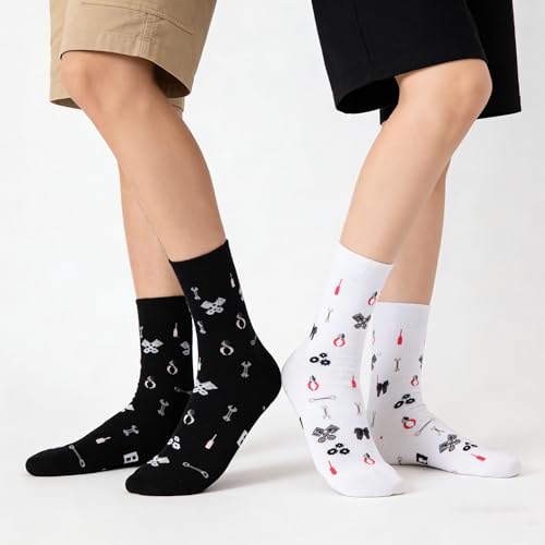 Lot de 2 paires de chaussettes He's Working She's Waiting pour époux - 3