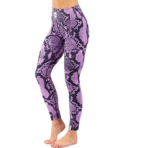 Legging Eivy Icecold Tights Python Rose XXS femme pour le ski et le snowboard