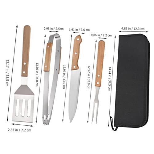 Kit de herramientas para parrilla UPKOCH 1 set miniatura 2