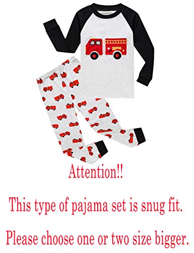 Image of Family Feeling Little Boys Pajamas Sets 100% Cotton Long sleeve Pjs