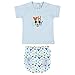 Cerdá Conjunto Ropa Disney Bebe de Mickey Mouse Juego de Pijama, Azul Claro, 3 Meses para Bebés