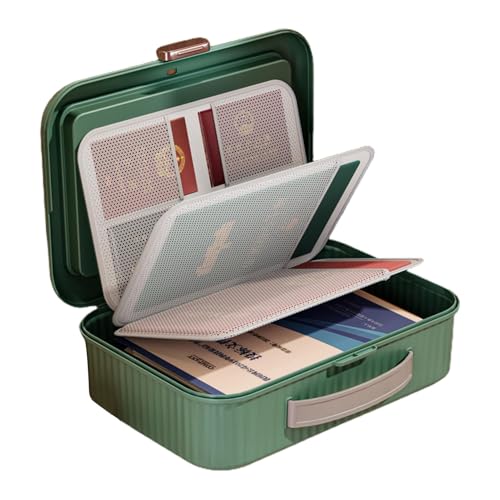 organizadora de documentos, organizador de archivos portátil, cajas de archivo, carpeta seccional de archivos eficiente para certificados de derechos de propiedad y facturas de impuestos