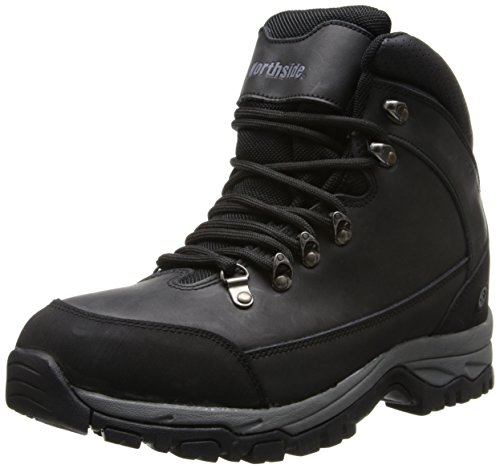 Northside Men's McKinley Waterproof Hiking Boot,Black,9.5 M US