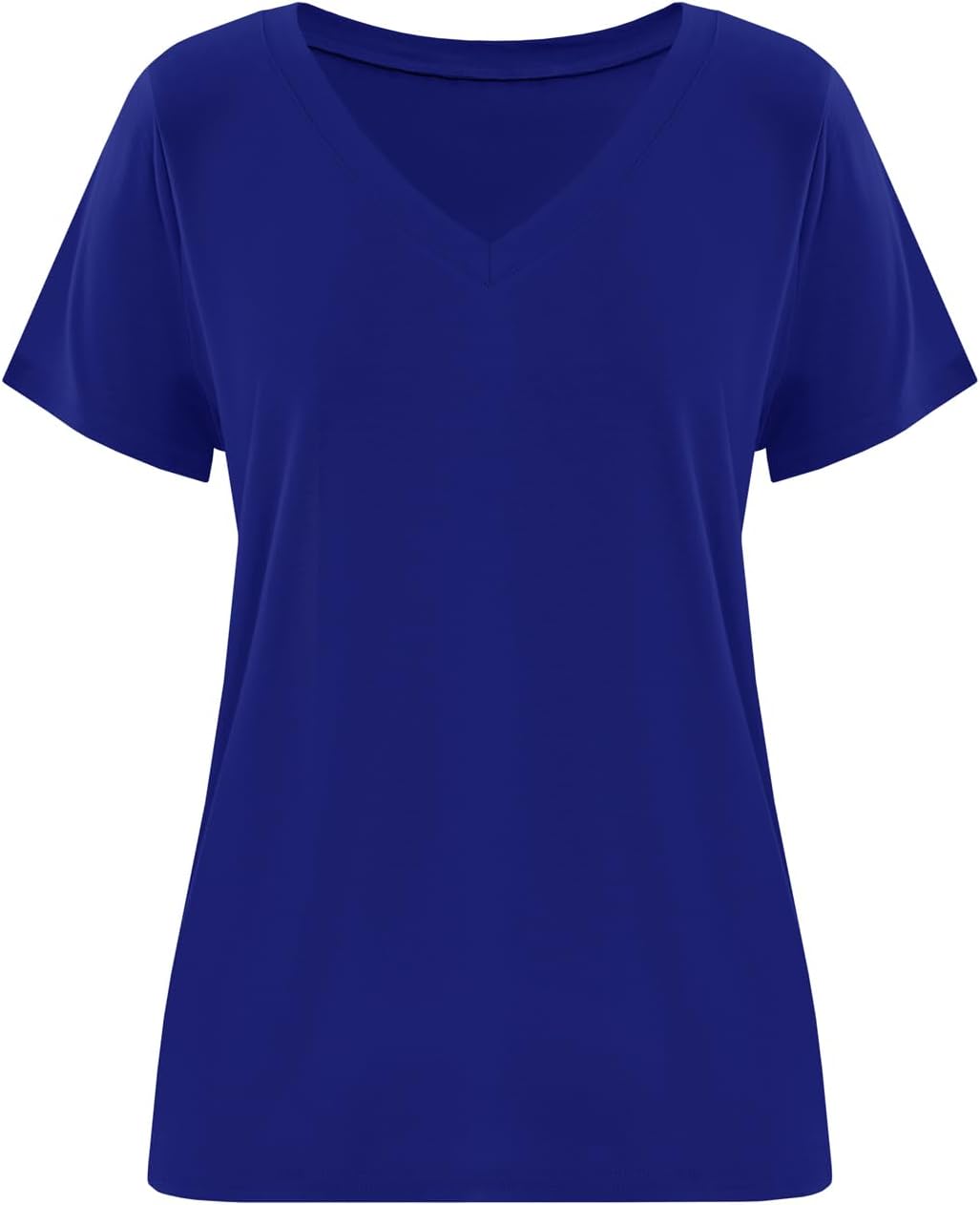Imily Bela Womens V Neck T Shirts Lightweight Short Sleeve Tops Casual Basic Tees Trendy Summer Tshirt Loose Fit 2025 - Image 6