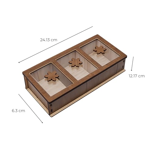 Image of Decorative Rectangle Empty DryFruits Storagebox /Wooden DryFruitbox /Sweetsbox /Wooden Dry Fruitbox /Giftbox /Mukhwashbox, Sopari Storagebox
