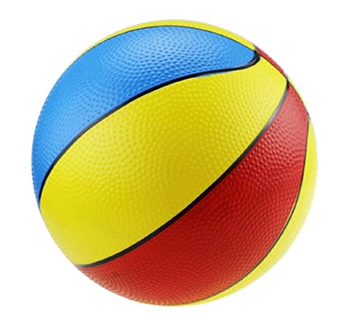 Image of FunBlast Basketball for Kids - Colorful Basketball Sports Toy - Extra Grip Silicon Rubber Beach Ball Sports Outdoor Game - Inflatable Ball for Kids Boys 3+ Years (8.5 Inch), Multi Color