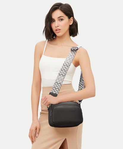 GASSDA Umhängetasche Damen Kleine Handtasche Damen PU Leder Crossbody Bag Moderne Taschen mit Abnehmbarem Schultergurt