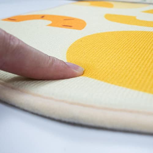 Image of HomeCloud Rubber 6mm Fruit Printed Thick Anti Slip, Washable, Big Size, Printed, Designer Folding Kitchen Mat for Floor Home Bedroom -, Standard Size (40 x 120 cm 40 x 60 cm)