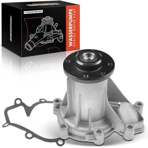 Frankberg Wasserpumpe Kompatibel mit Korando KJ 2.9L 1999-2004 Musso FJ 2.2L-2.9L 1999-2005 124 W124 S124 2.0L-3.0L 1984-1993 190 W201 2.5L 1985-1993 Replace# 6022000020