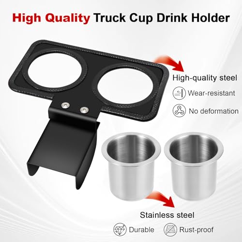 Portavasos para Chevy/GMC C/K 73-87/91 Ajustable con 2 Vasos miniatura 5