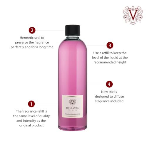 Difusor Dr. Vranjes Peonia Black Jasmine 500 ml con palitos miniatura 2