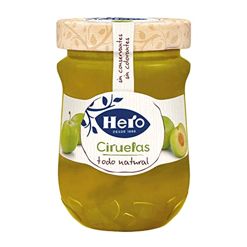 Hero Classica Mermelada de Ciruela, Sin colorante ni conservantes - 330g