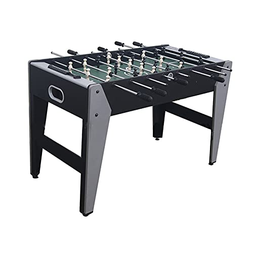 KHYTEBV Fußballtisch, lustiges Fußballspiel, 48-Zoll-Spieltisch für Kinder und Erwachsene, langlebiger Tischfußballtisch, Tischfußballtisch mit acht Stangen, Freizeit für Familie und Büro