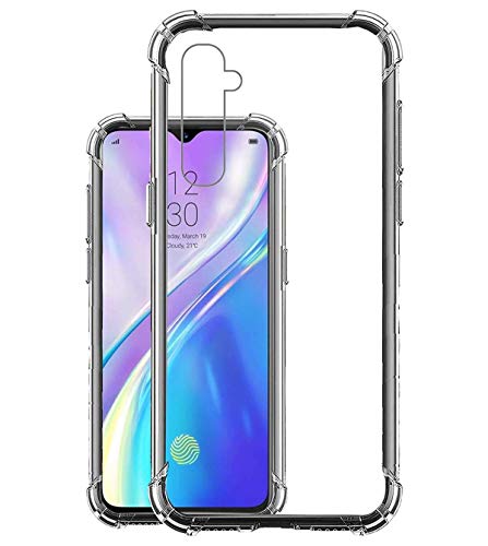 Image of COVERBLACK Silicone Back Cover for Realme C3 - Transparent