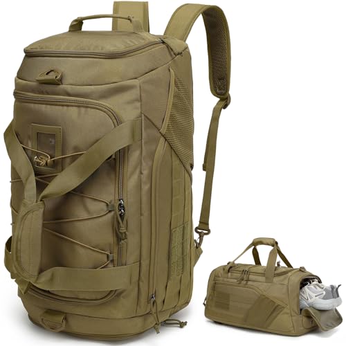 Sac de voyage tactique 45L pour séparer linge humide et chaussures