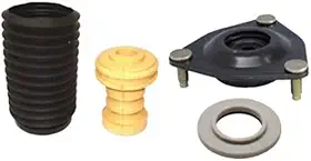 Kit Amortecedor Dianteiro (Batente/Coifa/Coxim/Rolamento) SK962S, Preto, Sampel