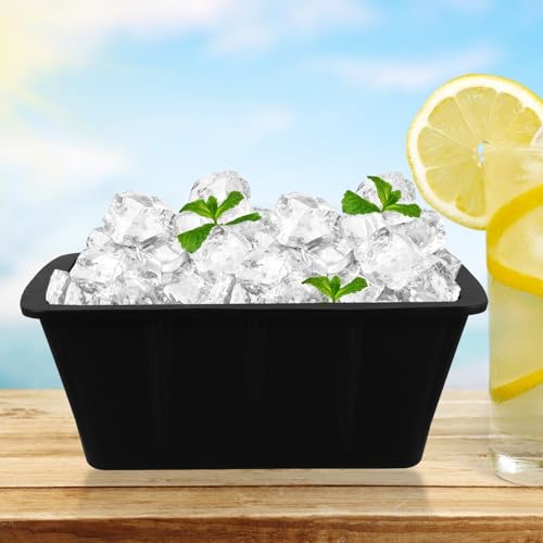 Molde de hielo de silicona grande con tapa 3 L capacidad miniatura 7