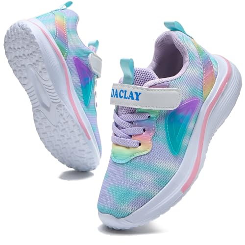 Image of Daclay Kids Sports Shoes Running Shoes for Spring and Autumn Casual Knit Sneakers for Girls Boys School Students Teenager