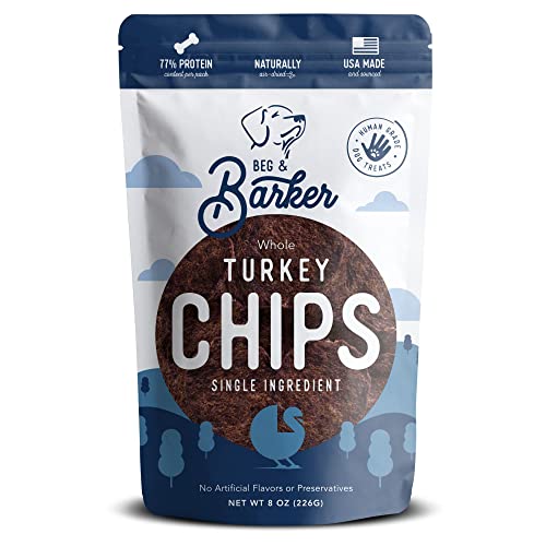 Beg & Barker Turkey Chips for Dogs (8 Ounce, Pack