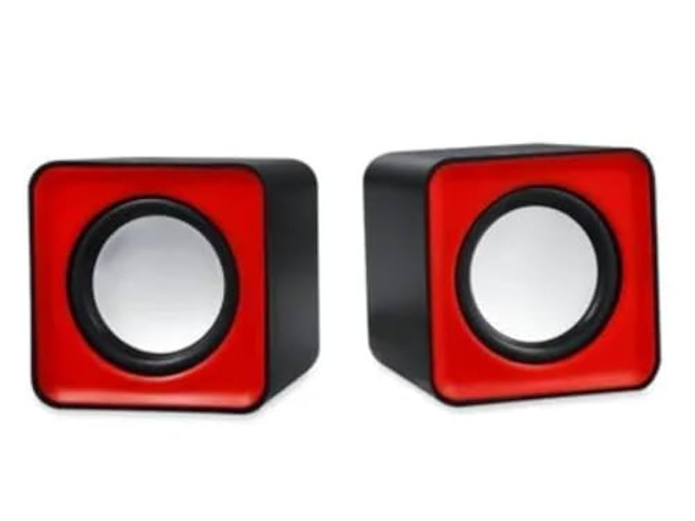 Coconut US05 Mini USB Speaker for Laptop & Computer (Red)-image-5