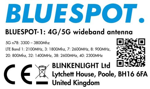 Bluespot: 5G-ready outdoor antenna for UK broadband, 4G LTE-A + 5G support, cross-polarised, high gain & weatherproof, pole mount, 5m cables - Image 10