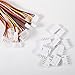 Alinan 20pcs JST-XH2.54mm 5 Pin Connector Kit, Included 10pcs Mini 5 Pin 26AWG Female Connector Plug with 200mm Cable Wire and 10pcs Micro 5Pin Male Connector Plug