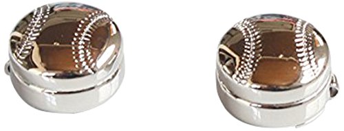 [鎌倉カフス工房] 野球ボールボタンカバー cf1866