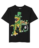 The Children's Place Boys Short Sleeve Graphic T-Shirt, St Pats Dino, 45115 US