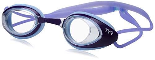TYR Blackhawk Racing Femme Googles, Clear/Purple/Light/Purple, One Size