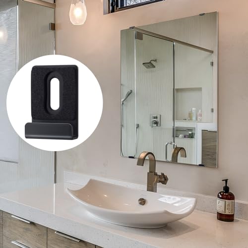 Image of OIIKI 8 Sets Metal Mirror Hanging Clips, Mirror Hanger for Wall Mounting, Wide Channel Heavy Duty Hanger 304 Stainless Steel Brackets Retainer Clips with Screws for Frameless Mirror, Picture, Tile
