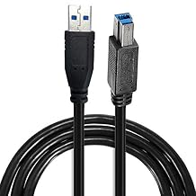 NTQinParts USB3.0 PC/Mac Data Transfer Sync SuperSpeed Cable Cord for Fujitsu ScanSnap iX1600 Versatile Cloud Enabled Document Scanner