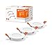 LEDVANCE Einbaustrahler Weiß, Slim Downlight mit integriertem Treiber, LED Spotleuchte, Lichtfarbe warmweiß (3000K), 4W, 85mm, IP20, 3er-Pack